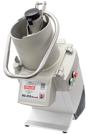 Krouhač zeleniny Hallde RG-250 diwash/ 400V 50Hz, přítlačná páka, až 1000 porcí denně